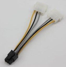 显卡电源线如何接